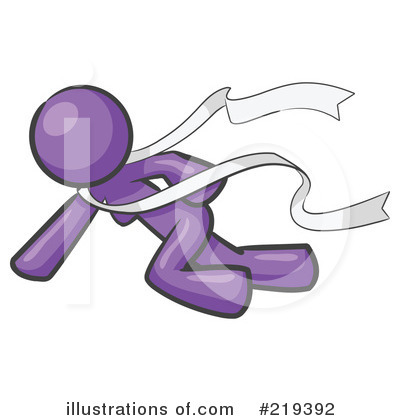 Purple Woman Clipart #219392 by Leo Blanchette