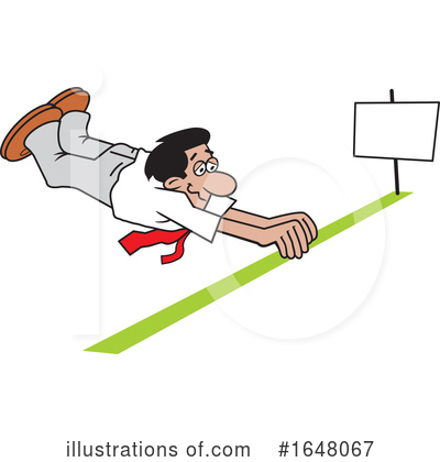 Finish Line Clipart #1648067 by Johnny Sajem
