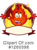 Fire Character Clipart #1260398 by Hit Toon