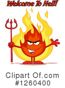Fire Character Clipart #1260400 by Hit Toon