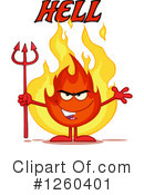 Fire Character Clipart #1260401 by Hit Toon