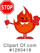 Fire Character Clipart #1260418 by Hit Toon