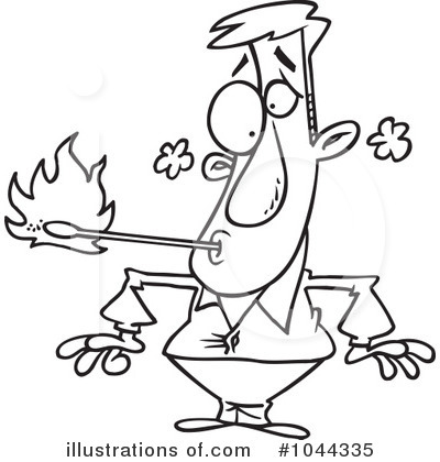 Royalty-Free (RF) Fire Clipart Illustration by toonaday - Stock Sample #1044335
