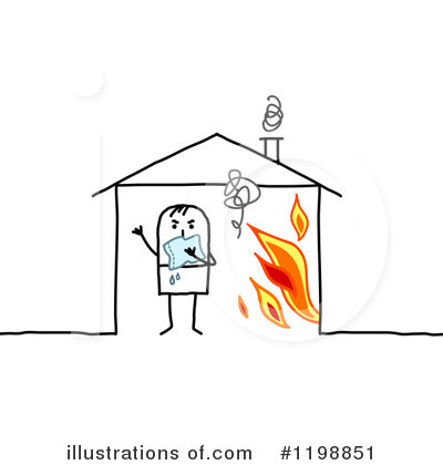 Royalty-Free (RF) Fire Clipart Illustration by NL shop - Stock Sample #1198851