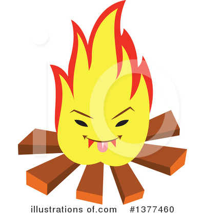Fire Clipart #1377460 by Cherie Reve