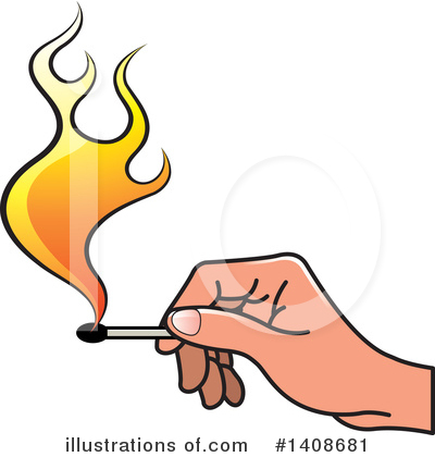 Flame Clipart #1408681 by Lal Perera