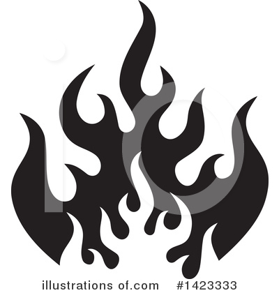 Flames Clipart #1423333 by Any Vector