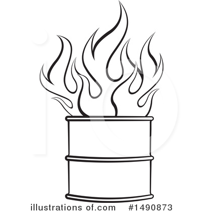 Royalty-Free (RF) Fire Clipart Illustration by Lal Perera - Stock Sample #1490873