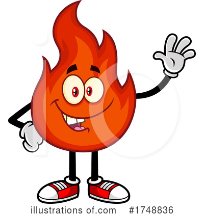Royalty-Free (RF) Fire Clipart Illustration by Hit Toon - Stock Sample #1748836