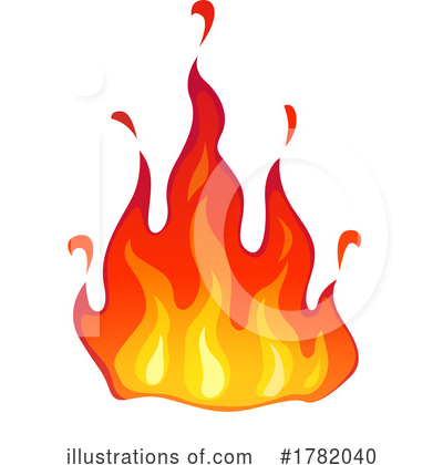Flame Clipart #1782040 by Vector Tradition SM
