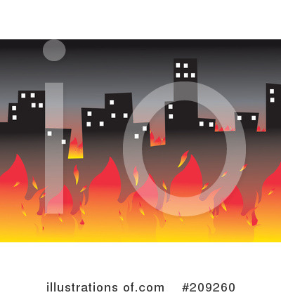 Royalty-Free (RF) Fire Clipart Illustration by mayawizard101 - Stock Sample #209260