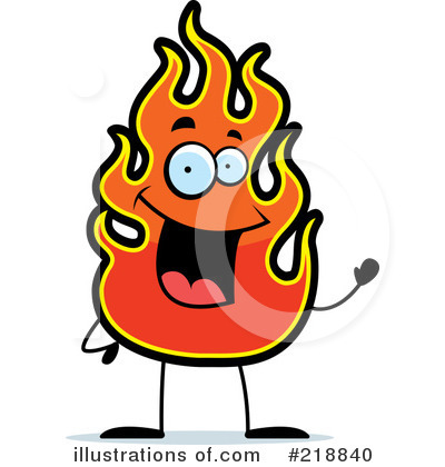 Royalty-Free (RF) Fire Clipart Illustration by Cory Thoman - Stock Sample #218840