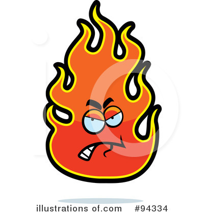 Royalty-Free (RF) Fire Clipart Illustration by Cory Thoman - Stock Sample #94334
