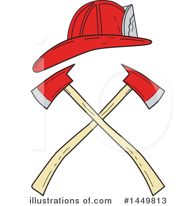 Firefighter Clipart #1449813 by patrimonio