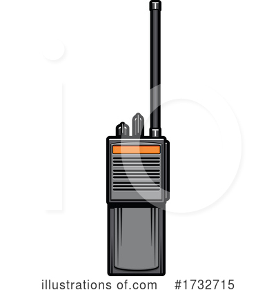 Walkie Talkie Clipart #1732715 by Vector Tradition SM