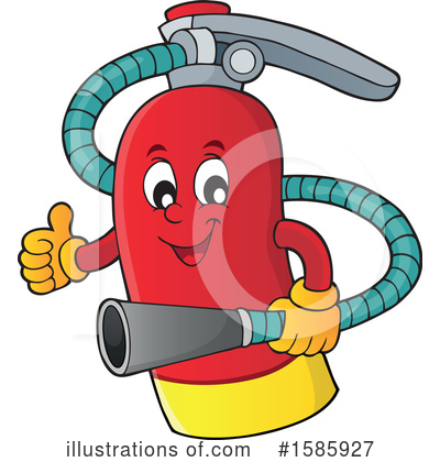 Fire Extinguisher Clipart #1585927 by visekart