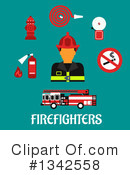 Fire Fighter Clipart #1342558 by Vector Tradition SM