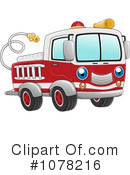 Fire Truck Clipart #1078216 by BNP Design Studio