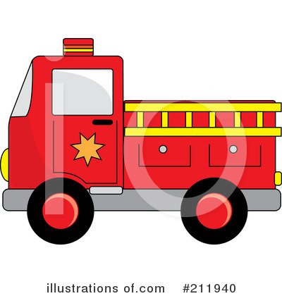 Fire Truck Clipart #211940 by Pams Clipart