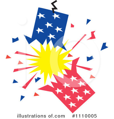 Fire Crackers Clipart #1110005 by Johnny Sajem