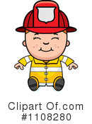 Firefighter Clipart #1108280 by Cory Thoman