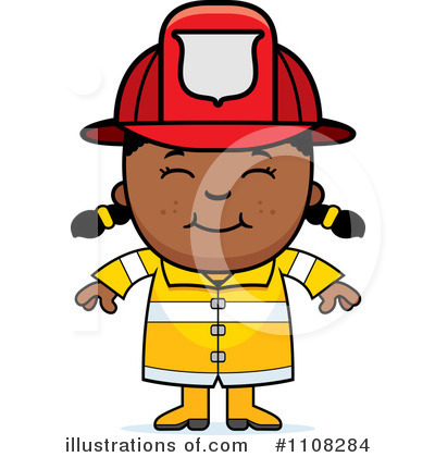 Firefighter Clipart #1108284 by Cory Thoman