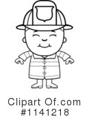 Firefighter Clipart #1141218 by Cory Thoman