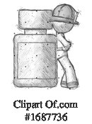 Firefighter Clipart #1687736 by Leo Blanchette
