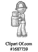 Firefighter Clipart #1687739 by Leo Blanchette
