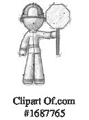 Firefighter Clipart #1687765 by Leo Blanchette