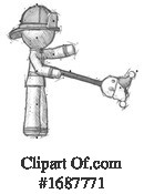 Firefighter Clipart #1687771 by Leo Blanchette