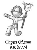 Firefighter Clipart #1687774 by Leo Blanchette
