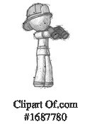 Firefighter Clipart #1687780 by Leo Blanchette