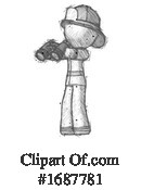 Firefighter Clipart #1687781 by Leo Blanchette