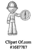 Firefighter Clipart #1687787 by Leo Blanchette