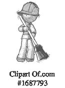 Firefighter Clipart #1687793 by Leo Blanchette