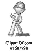 Firefighter Clipart #1687798 by Leo Blanchette