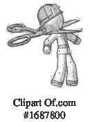 Firefighter Clipart #1687800 by Leo Blanchette