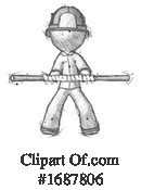 Firefighter Clipart #1687806 by Leo Blanchette