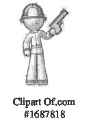 Firefighter Clipart #1687818 by Leo Blanchette