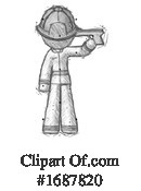Firefighter Clipart #1687820 by Leo Blanchette