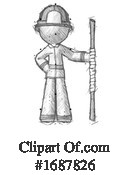 Firefighter Clipart #1687826 by Leo Blanchette