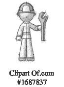 Firefighter Clipart #1687837 by Leo Blanchette