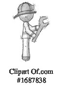 Firefighter Clipart #1687838 by Leo Blanchette