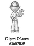 Firefighter Clipart #1687839 by Leo Blanchette