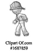 Firefighter Clipart #1687859 by Leo Blanchette