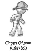 Firefighter Clipart #1687860 by Leo Blanchette