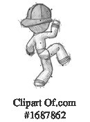 Firefighter Clipart #1687862 by Leo Blanchette