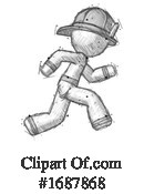 Firefighter Clipart #1687868 by Leo Blanchette