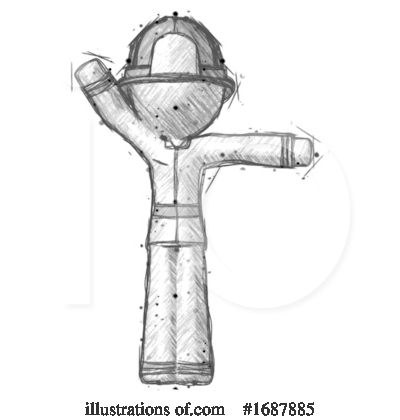 Royalty-Free (RF) Firefighter Clipart Illustration by Leo Blanchette - Stock Sample #1687885